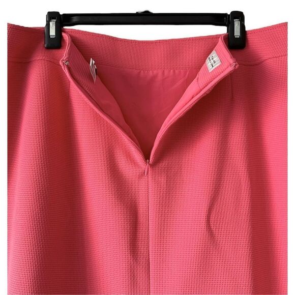 Tahari ASL Women's‎ Stretch Hidden Zip Closure Mini Skirt Pink Size 16 - Picture 4 of 6